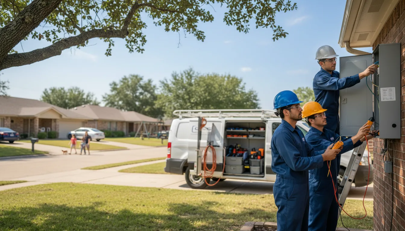 Certified electrician providing emergency electrical services in Bowie, AZ